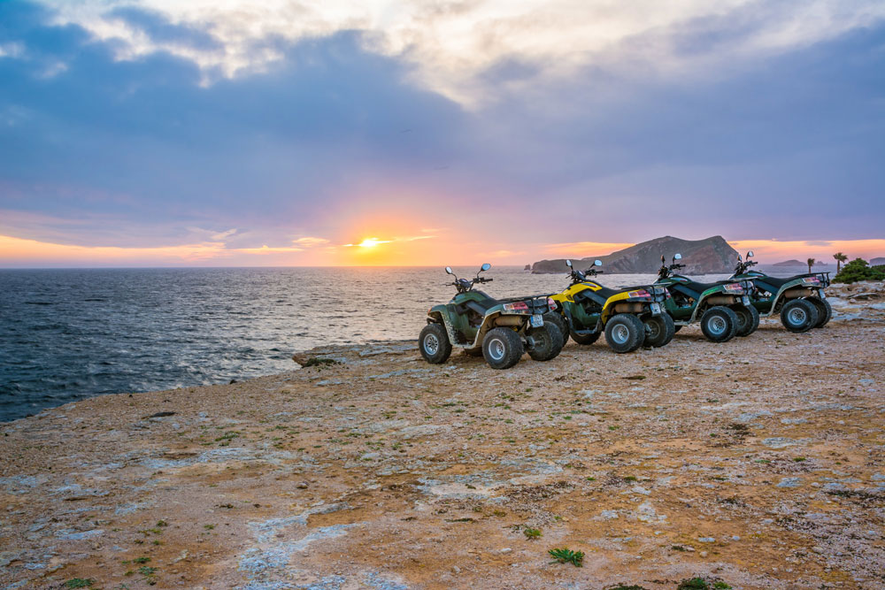 quad playas y dunas