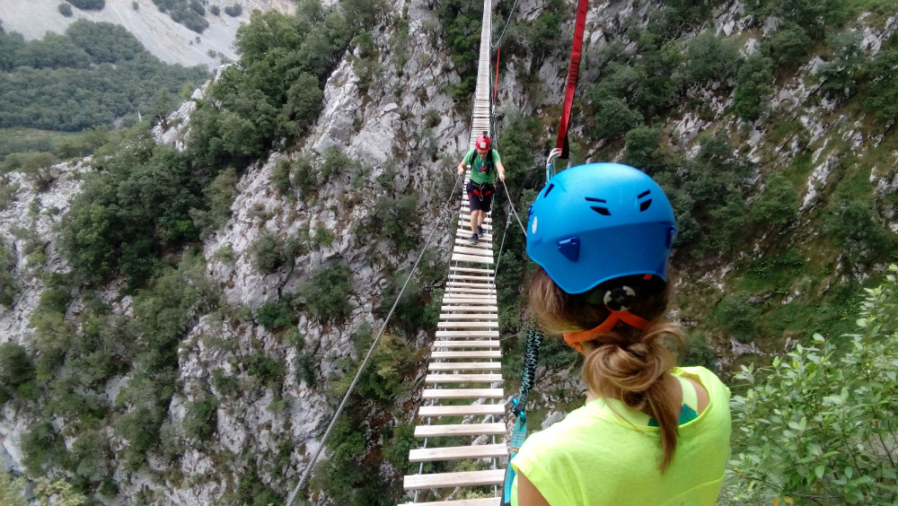 vía ferrata de la hermida